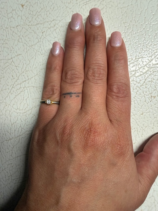 Vintage Jewelry - Vintage Gold Solitaire Ring with Clear Stone